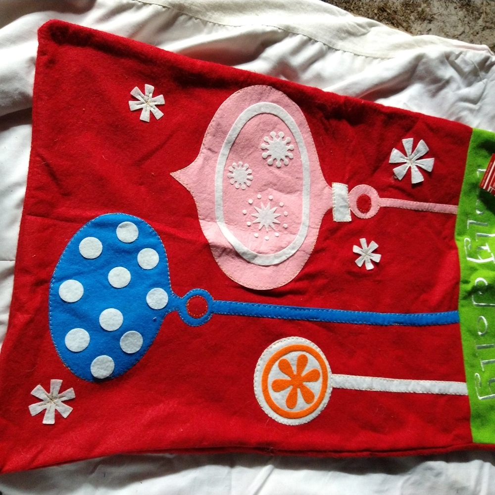 Large Santa Sack/Stocking - Picture 2 of 3